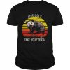 Live Ugly Fake Your Death Opossum Possum Animals  Classic Men's T-shirt