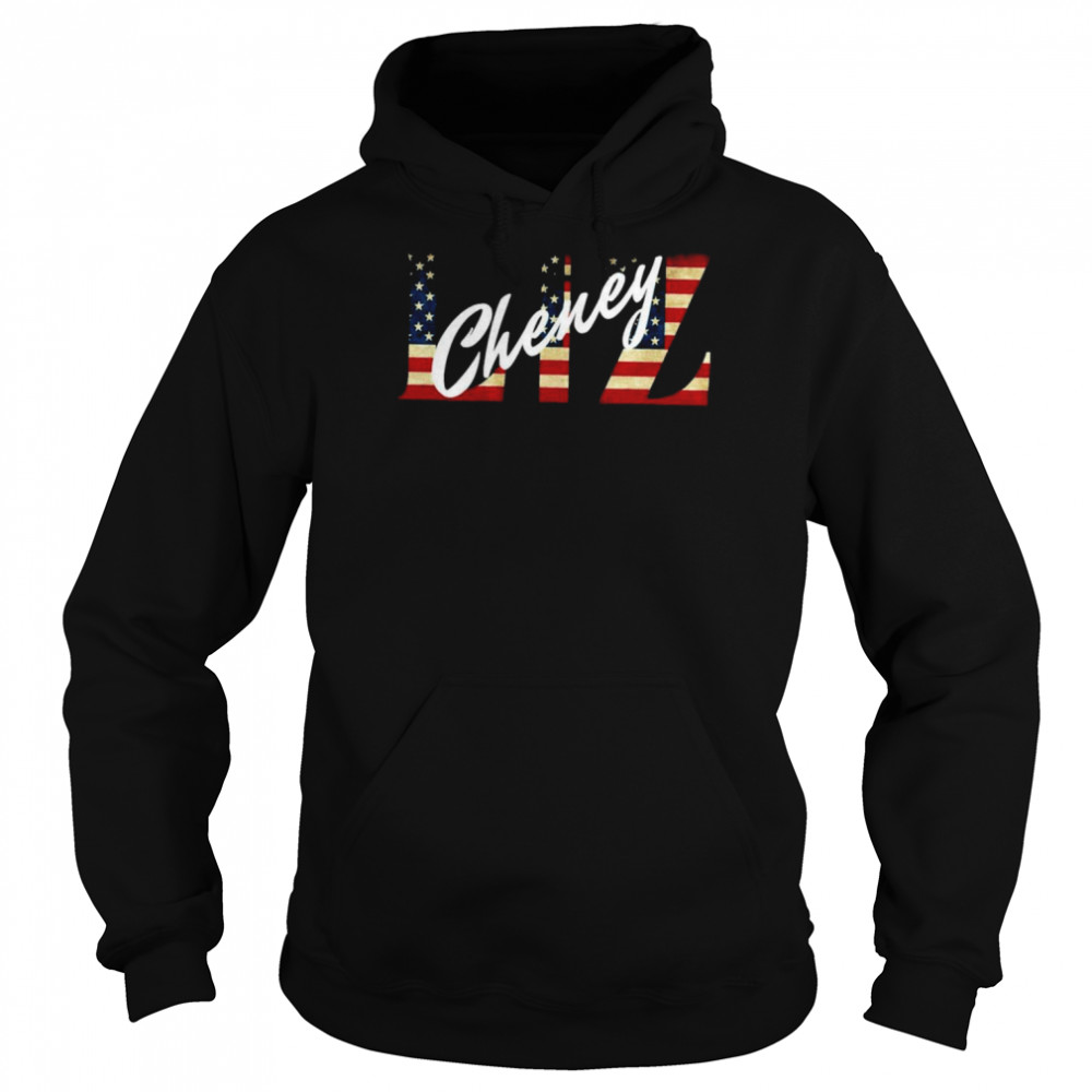 Liz Cheney For President 2024 Usa Flag T-Shirt Unisex Hoodie