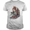 Los Angeles Tattoo Girl Art  Classic Men's T-shirt