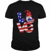 Love Gnome USA Flag 4th of July Shirt Classic Men's T-shirt