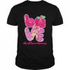 Love Leopard Pumpkin Pink Warrior Breast Cancer Awareness Shirt Classic Men's T-shirt