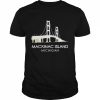 Mackinac Island Bridge Michigan Great Lakes Huron Ferry Trip Shirt Classic Men's T-shirt