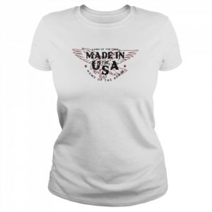 Made in the USA Eagle Land of the Free Home of the Brave Shirt Classic Women's T-shirt