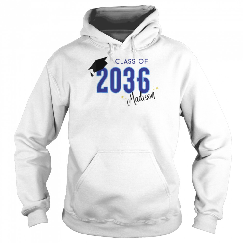 Madison Class of 2036 Vintage Shirt Unisex Hoodie