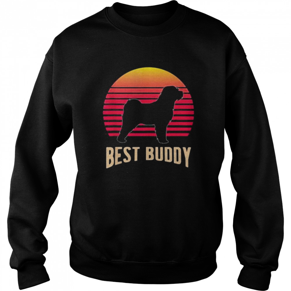 Maltese Terrier Dog Breed Best Buddy Vintage Shirt Unisex Sweatshirt