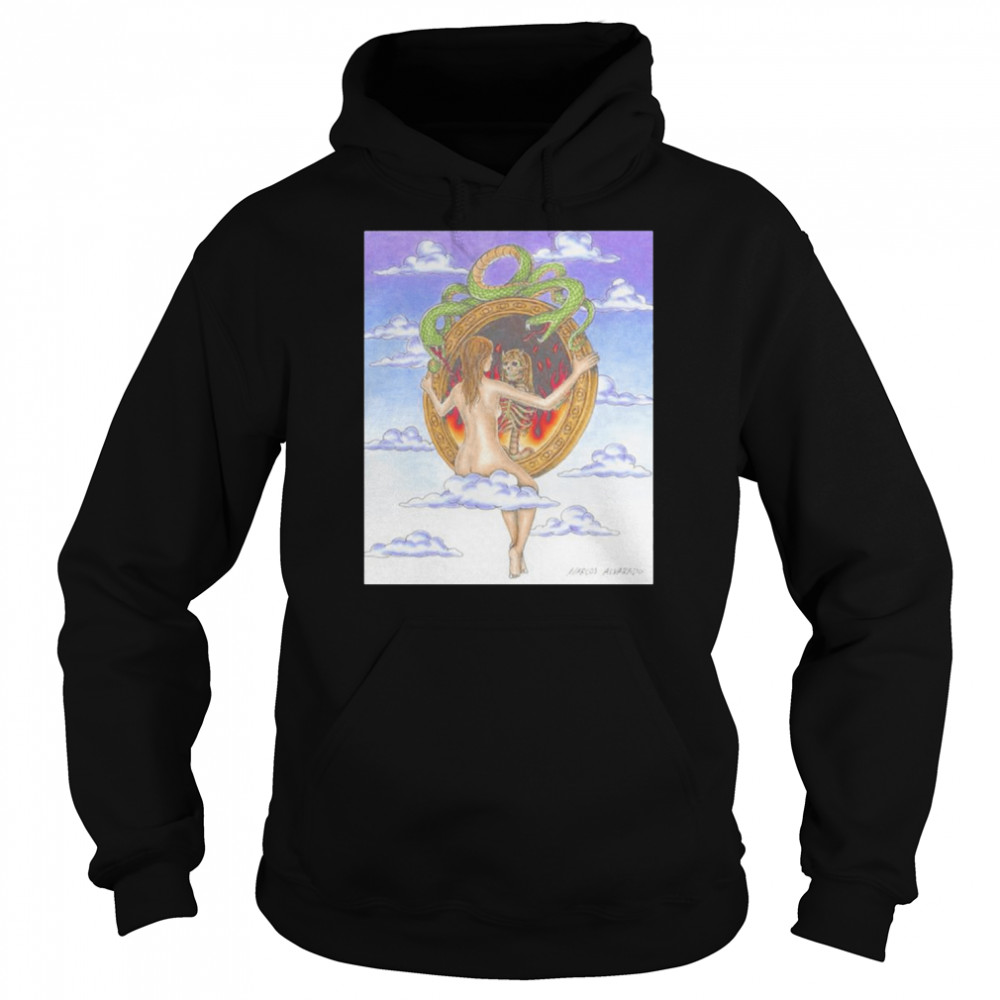 Marcos Alvarado mirror skeleton  Unisex Hoodie