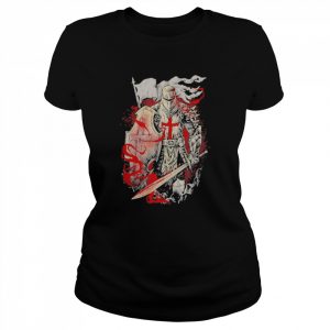 Medieval Crusader Knight Templar Christian Shirt Classic Women's T-shirt