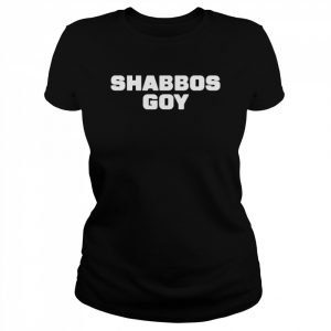 Mens Cool Hebrew Shabbos Goy Israel Jewish Shirt Classic Women's T-shirt