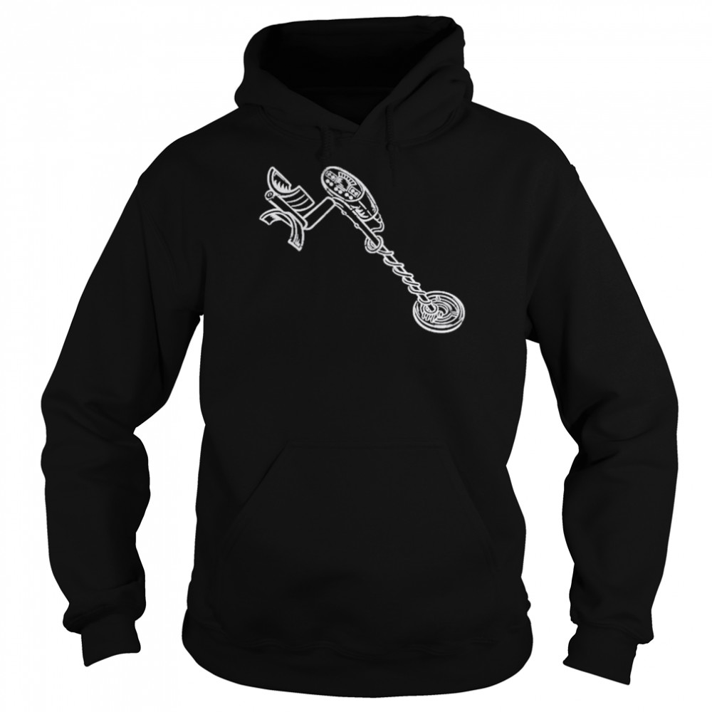 Metal Detector Distressed Metal Detecting Shirt Unisex Hoodie