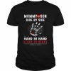 Mommy and Son side by side hand in hand heart to heart  Classic Men's T-shirt