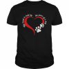 My heart is held by the Paws of a Dog  Classic Men's T-shirt