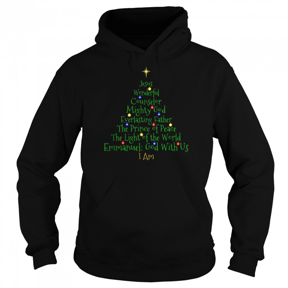 Names Of Jesus Christmas  Unisex Hoodie