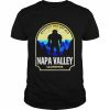 Napa Valley California Bigfoot Sasquatch  Classic Men's T-shirt