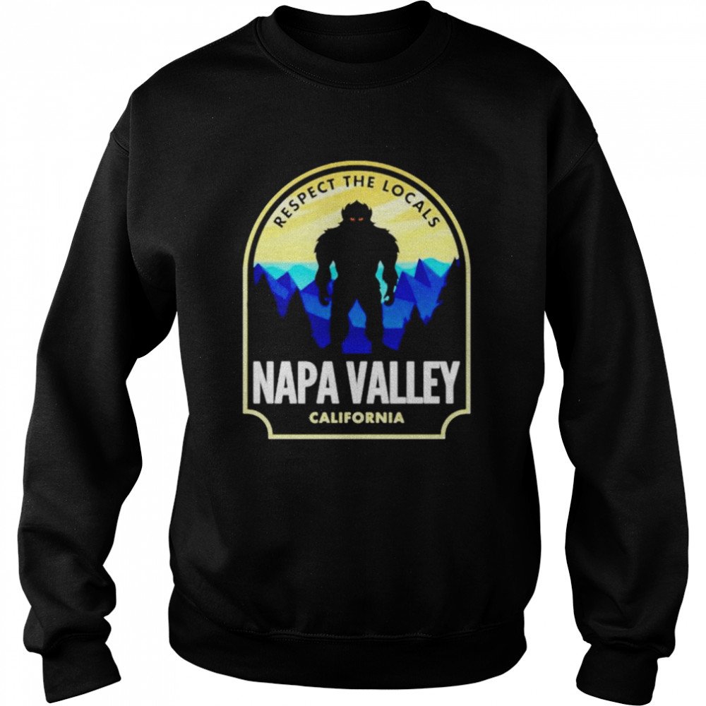 Napa Valley California Bigfoot Sasquatch  Unisex Sweatshirt