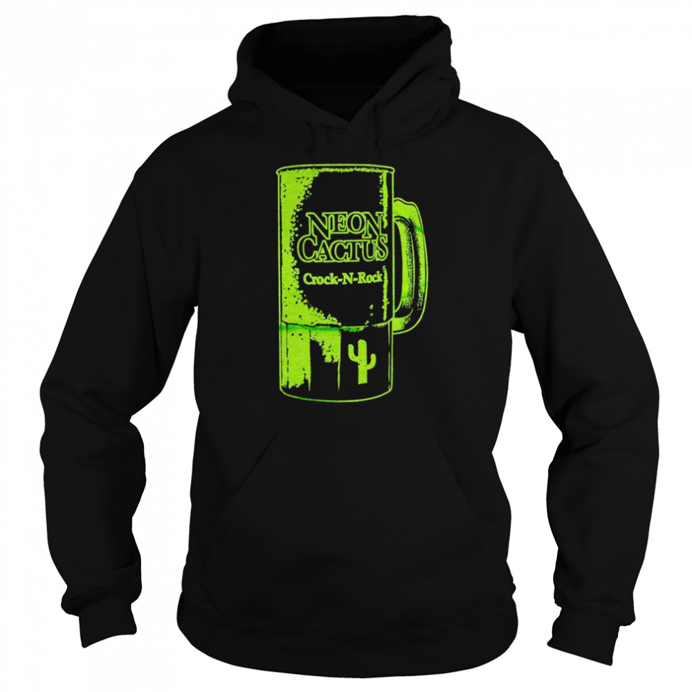 Neon cactus crock n rock  Unisex Hoodie