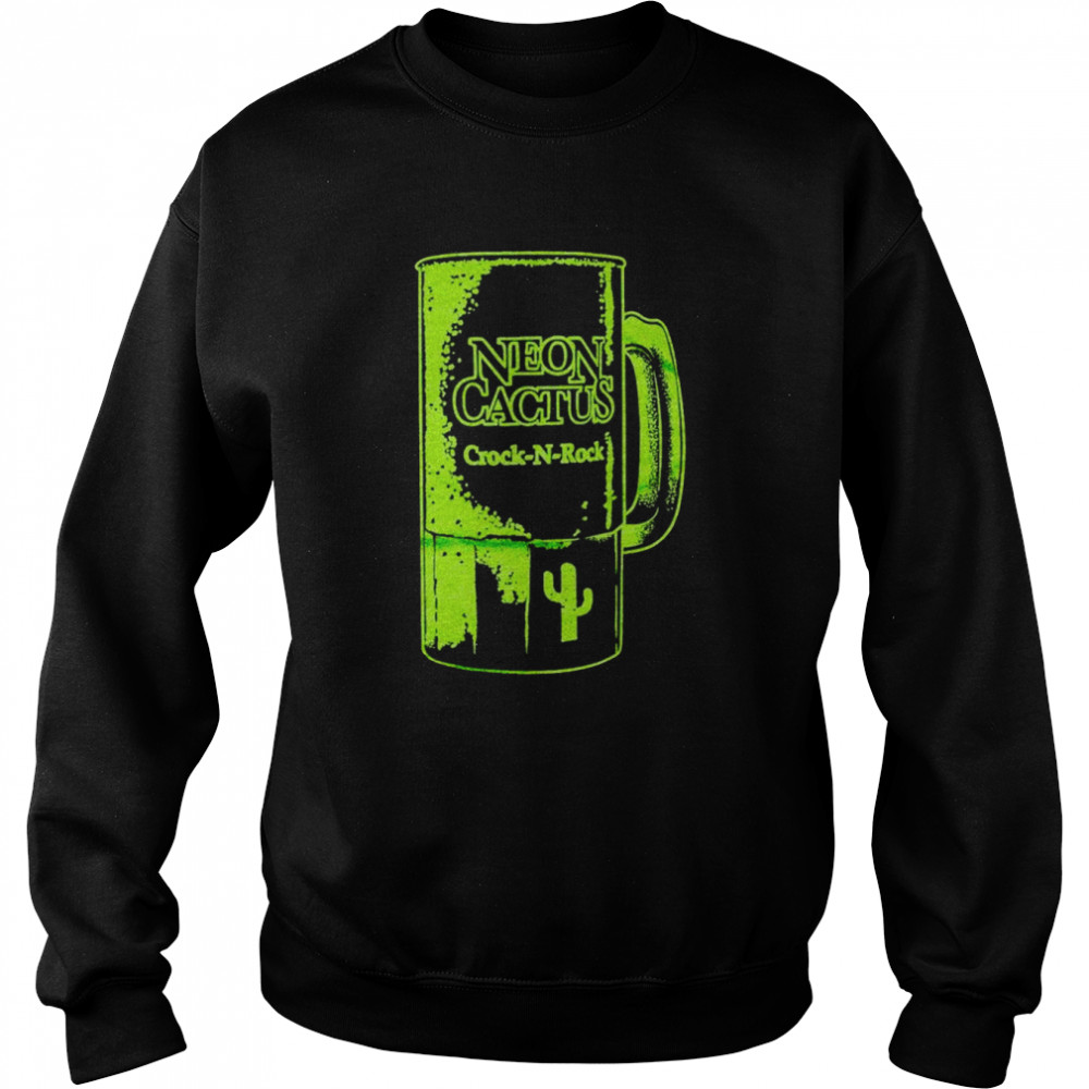 Neon cactus crock n rock  Unisex Sweatshirt