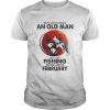 Never Underestimate An Old Man Who Loves Fishing And Was Born In February Shirt Classic Men's T-shirt