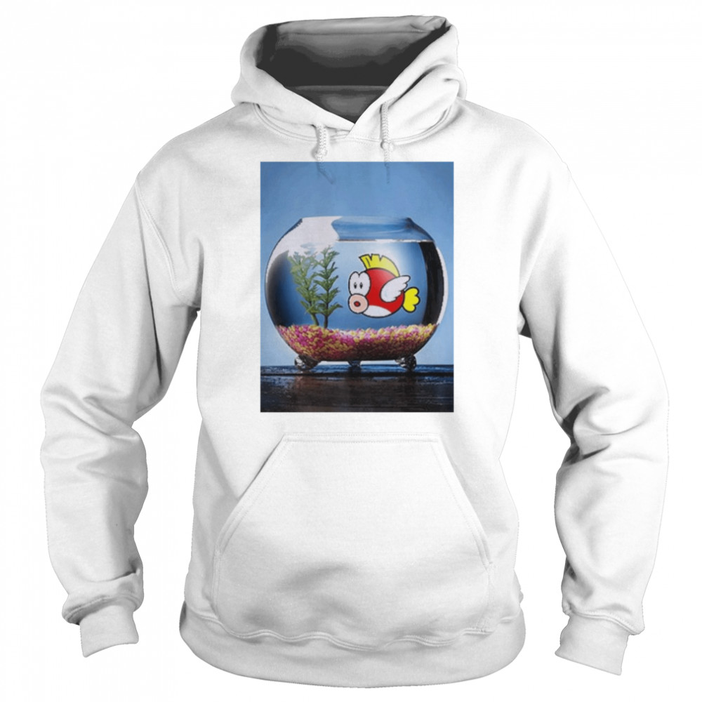 Nintendo Super Mario Fish In A Bowl T-Shirt Unisex Hoodie