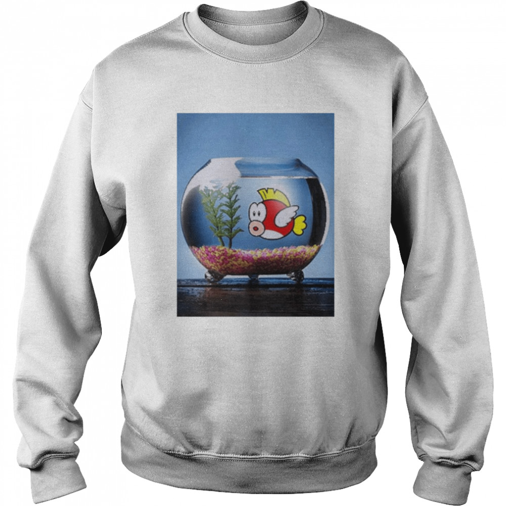 Nintendo Super Mario Fish In A Bowl T-Shirt Unisex Sweatshirt