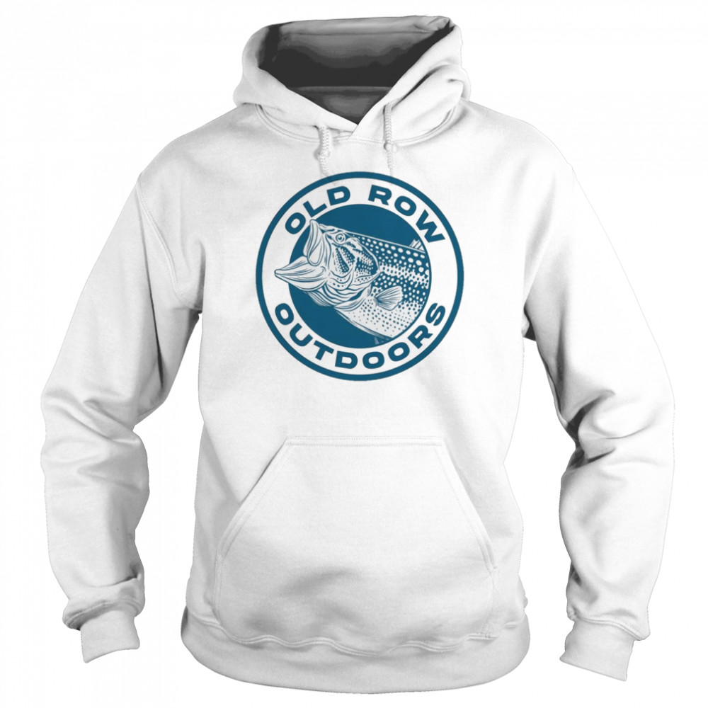 Old row outdoors bass circle  Unisex Hoodie