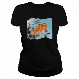 Onward Ahead To 3rd Grade Dog Shirt Classic Women's T-shirt