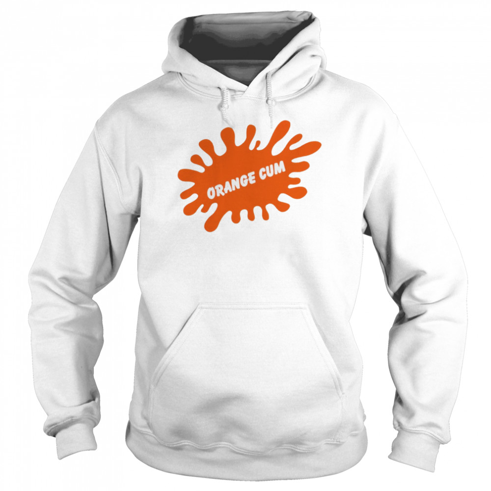 Orange Cum funny T- Unisex Hoodie