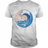 Overnight Waves Colored  Classic Men's T-shirt