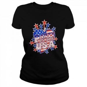 Party In The Usa Love Fireworks 4th Of July Shirt Classic Women's T-shirt