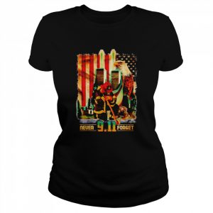 Patriot 911 Day We Will Never Forget Vintage T-Shirt Classic Women's T-shirt