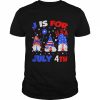 Patriotic Gnomes 4th Of July Celebration USA Gnomes Shirt Classic Men's T-shirt