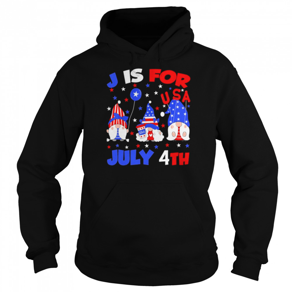 Patriotic Gnomes 4th Of July Celebration USA Gnomes Shirt Unisex Hoodie