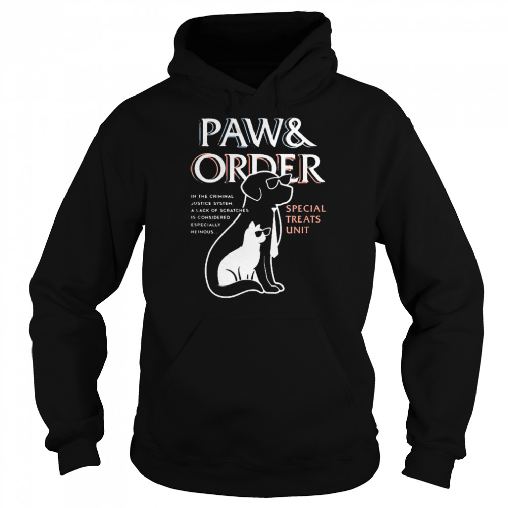 Paw and Order Special Feline Unit Pets Training Dog And Cat Shirt Unisex Hoodie