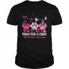 Paws for a Cure Dog Lovers Breast Cancer Halloween Costume T-Shirt Classic Men's T-shirt