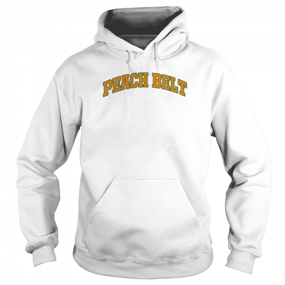 Peach Belt Shirt Unisex Hoodie