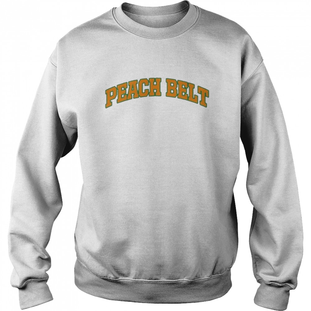 Peach Belt Shirt Unisex Sweatshirt