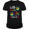 Pediatric Pediatrician Nurse Little Hands Color My World Pediatric  Classic Men's T-shirt