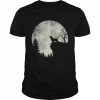 Petit Basset Griffon Vendeen And Moon Halloween Shirt Classic Men's T-shirt