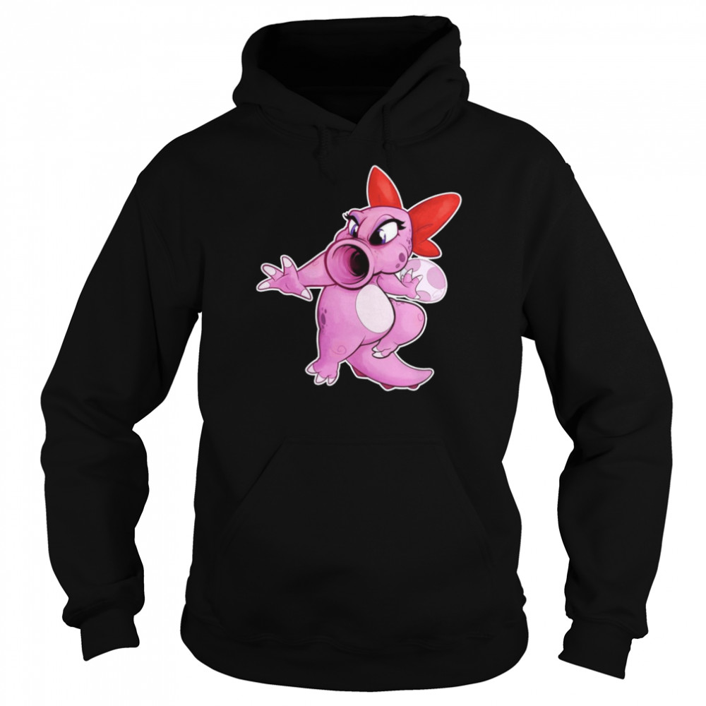 Pink Birdo Battle  Unisex Hoodie