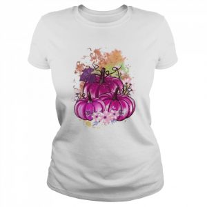 Pink Pumpkin Halloween Artwork Shirt Classic Women's T-shirt