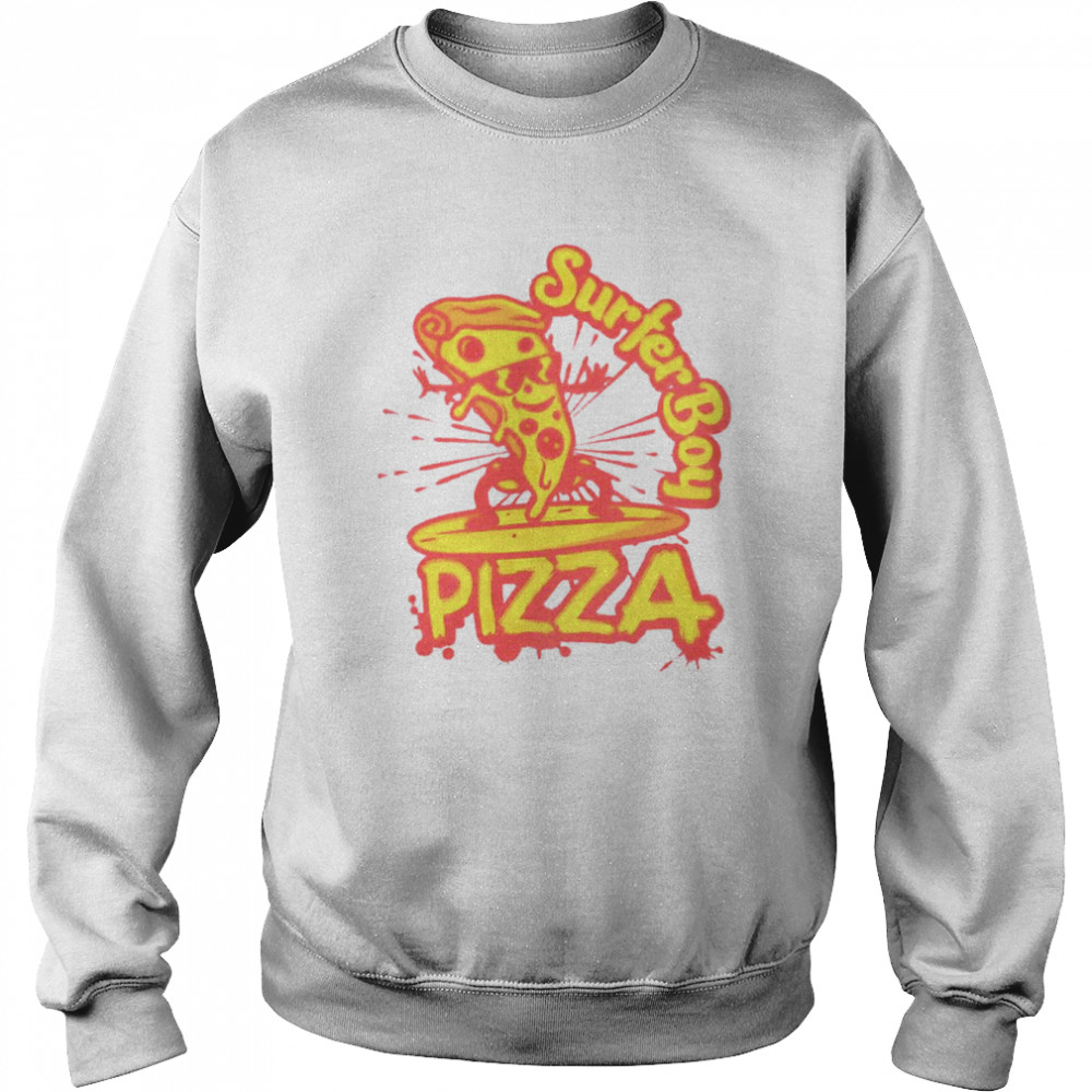 Pizza surfer boy  Unisex Sweatshirt