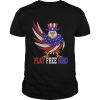 Play Free Bird Patriotic Bald Eagle Mullet 4th Of July Usa T-Shirt Classic Men's T-shirt