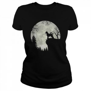 Portuguese Water And Moon Halloween Shirt Classic Women's T-shirt