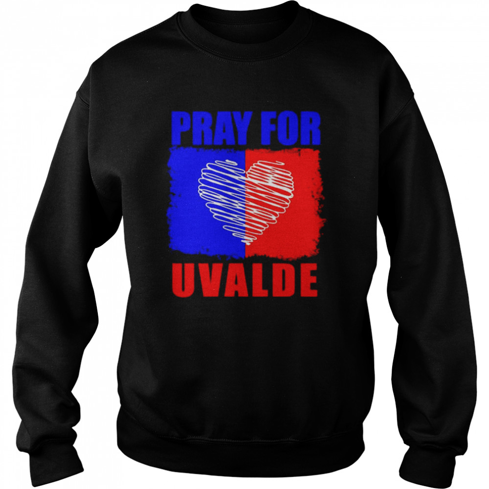 Pray For Uvalde Flag US Shirt Unisex Sweatshirt