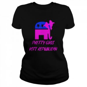 Pretty girls vote republican vote red election 2022 vote red  Classic Women's T-shirt