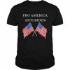 Pro America Anti Biden, Anti Joe Biden American Flag Shirt Classic Men's T-shirt