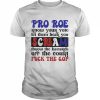 Pro Roe Know Your Vote Let Them Hear You Scream Shirt Classic Men's T-shirt