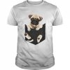 Pug In Pocket Shirt Classic Men's T-shirt