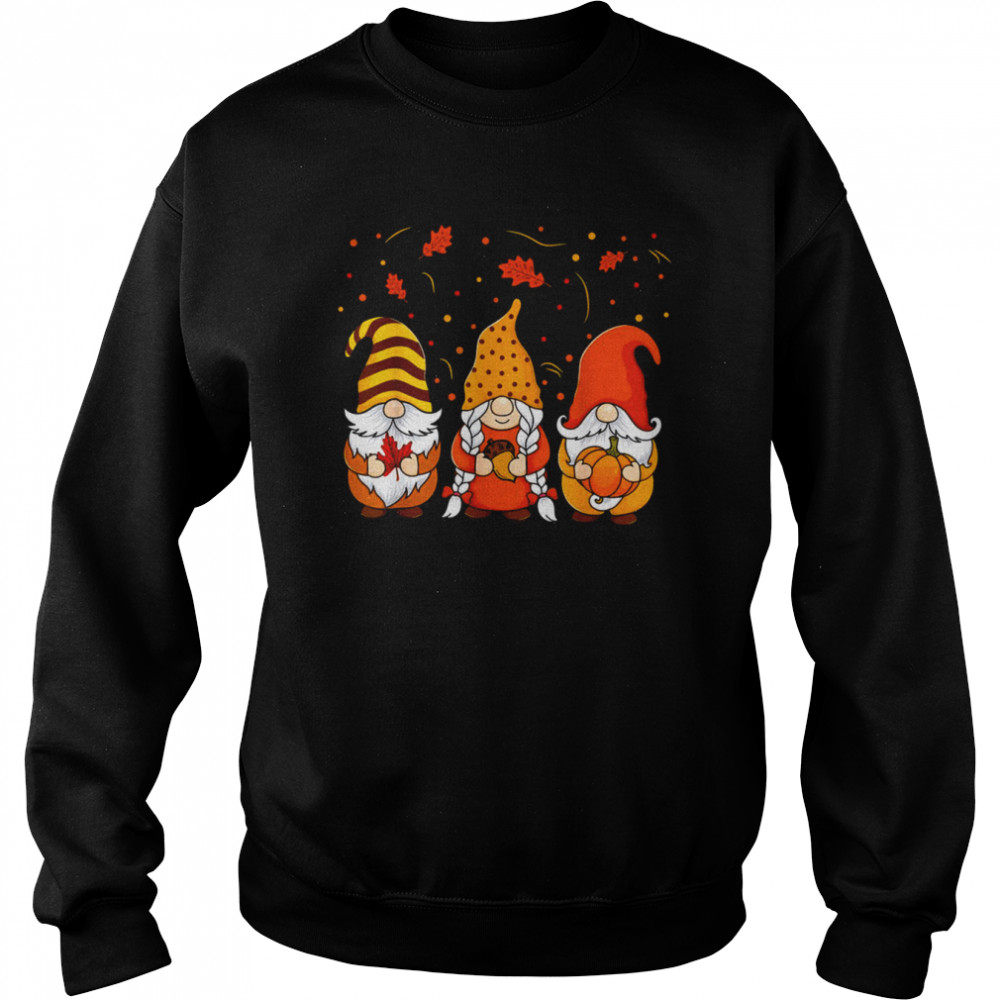 Pumpkin Gnomes Fall Autumn Cute Halloween Thanksgiving  Unisex Sweatshirt