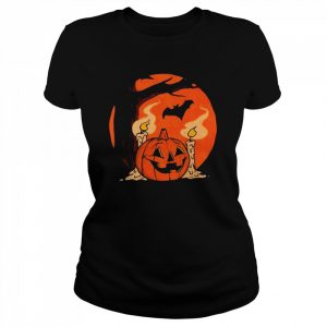 Pumpkin Halloween Vintage Art Shirt Classic Women's T-shirt