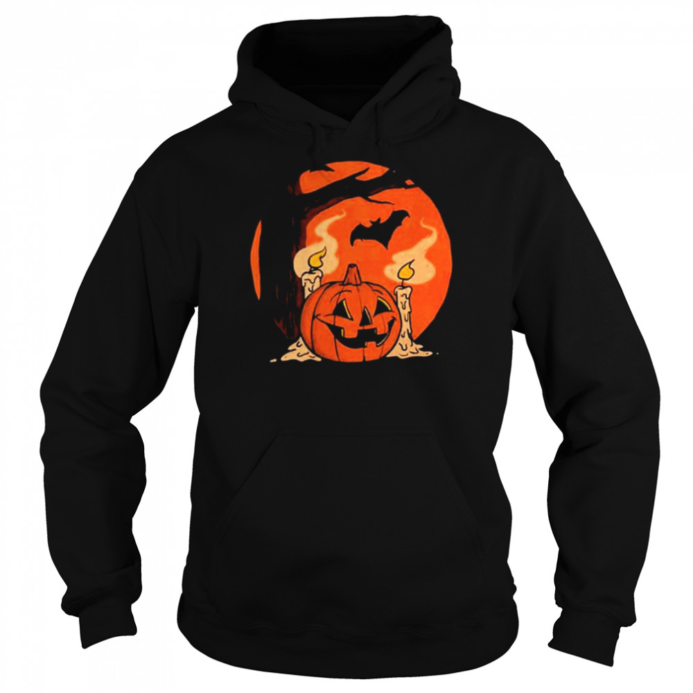 Pumpkin Halloween Vintage Art Shirt Unisex Hoodie